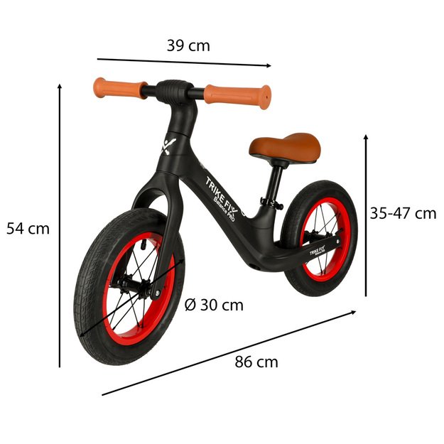 Trike Fix Balance PRO krosinis dviratis juodas