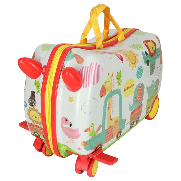 Vaikiškas kelioninis lagaminas ant ratukų aštuonkojis