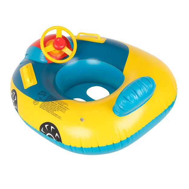 Vaikiškos pripučiamos valties čiužinys su vairu