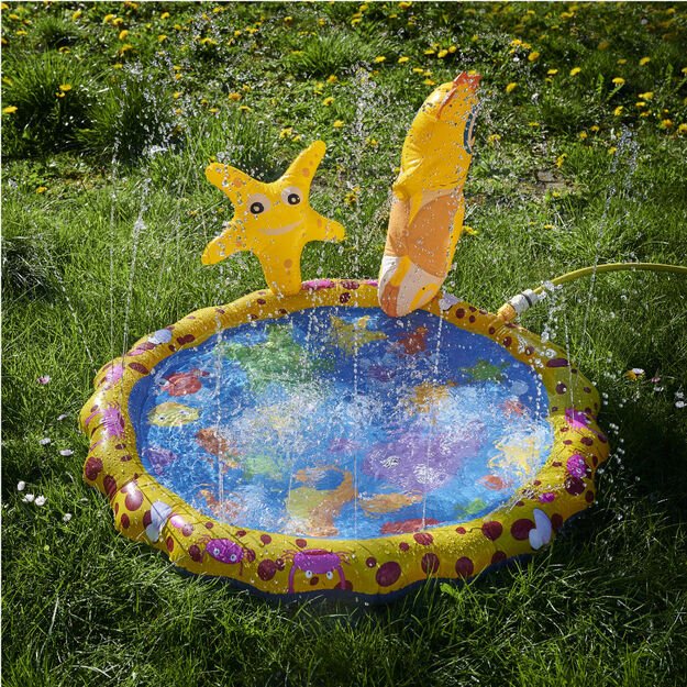 Vaikų baseinas su sodo fontanu 96x55cm