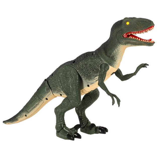 Valdomas RC dinozauras Velociraptor + garsai