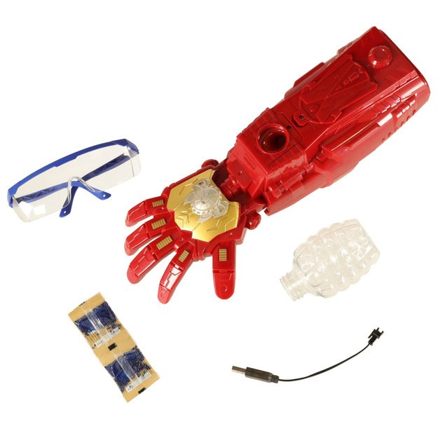 Vandens kamuoliukų pistoletas gelio elektrinis rankos paleidimo įrenginys baterijos maitinimas USB raudona