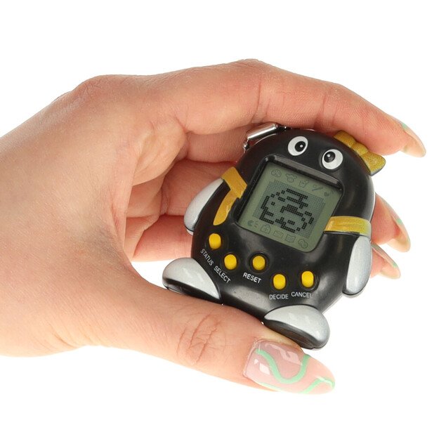 Žaislas Tamagotchi elektroninis žaidimas gyvūnas juodas