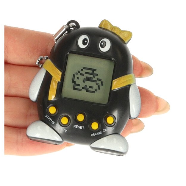 Žaislas Tamagotchi elektroninis žaidimas gyvūnas juodas