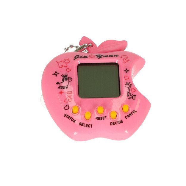 Žaislas Tamagotchi elektroninis žaidimas obuolys rožinis